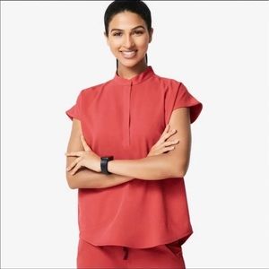 FIGS Clay Rafaela scrup top